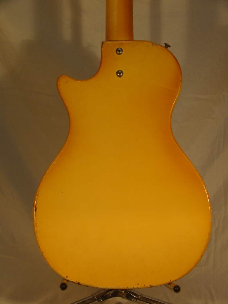 photos of our 1960s Supro Super guitar - back