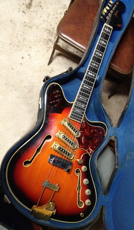 photo of our 1960's Framus Television electric guitar
